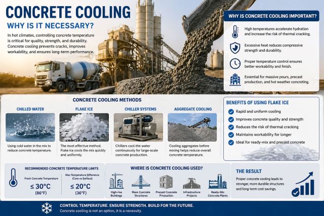 Why Is Concrete Cooling Necessary? Its Critical Role in Hot Climates