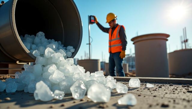 Hot Weather Concreting: Why Ice is Your Secret Weapon for Temperature Control