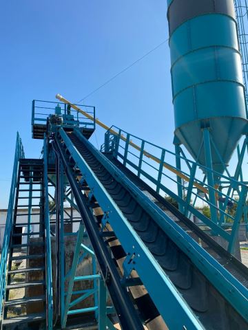 100 m³ Mobile Concrete Batching Plant